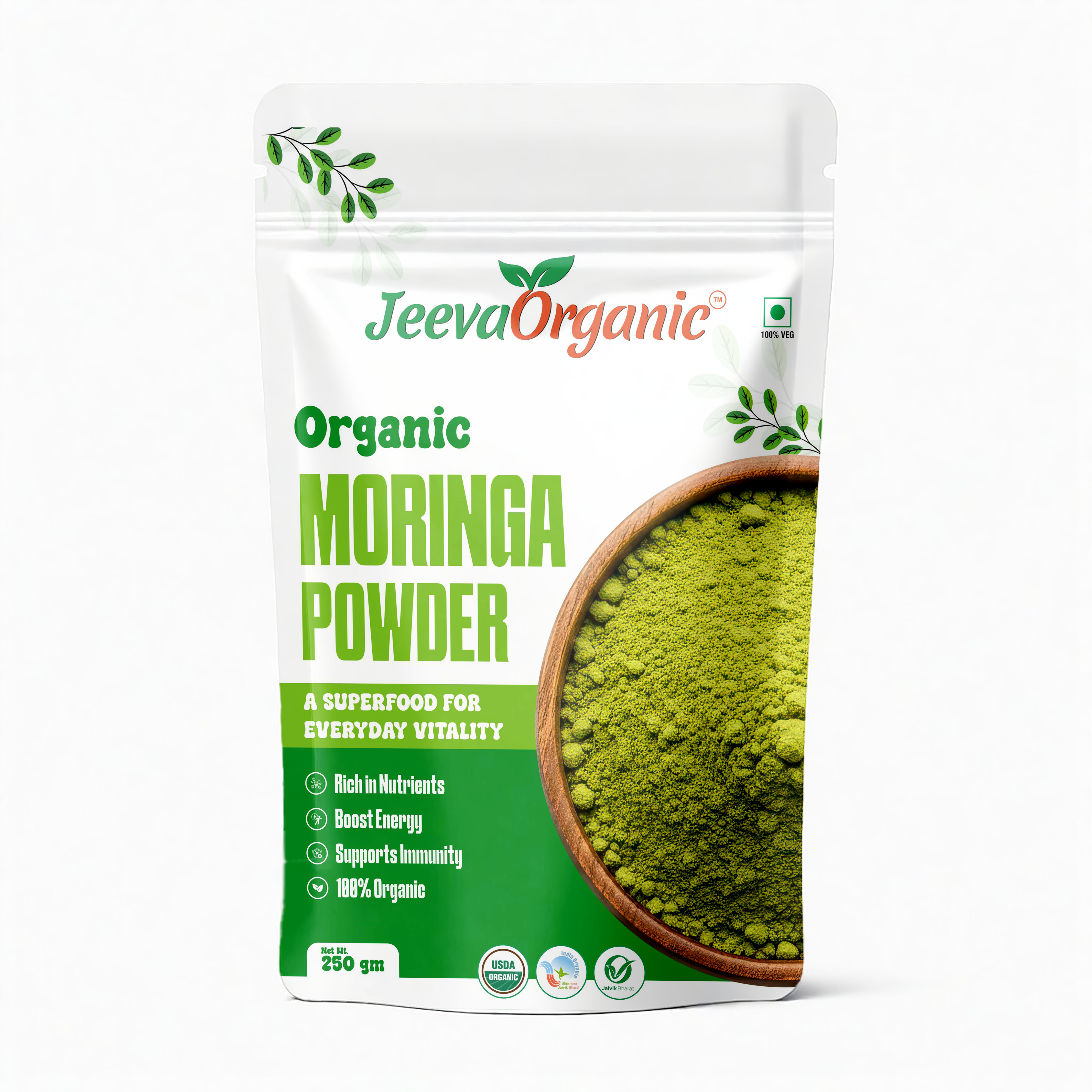 Organic Moringa Leaf Powder