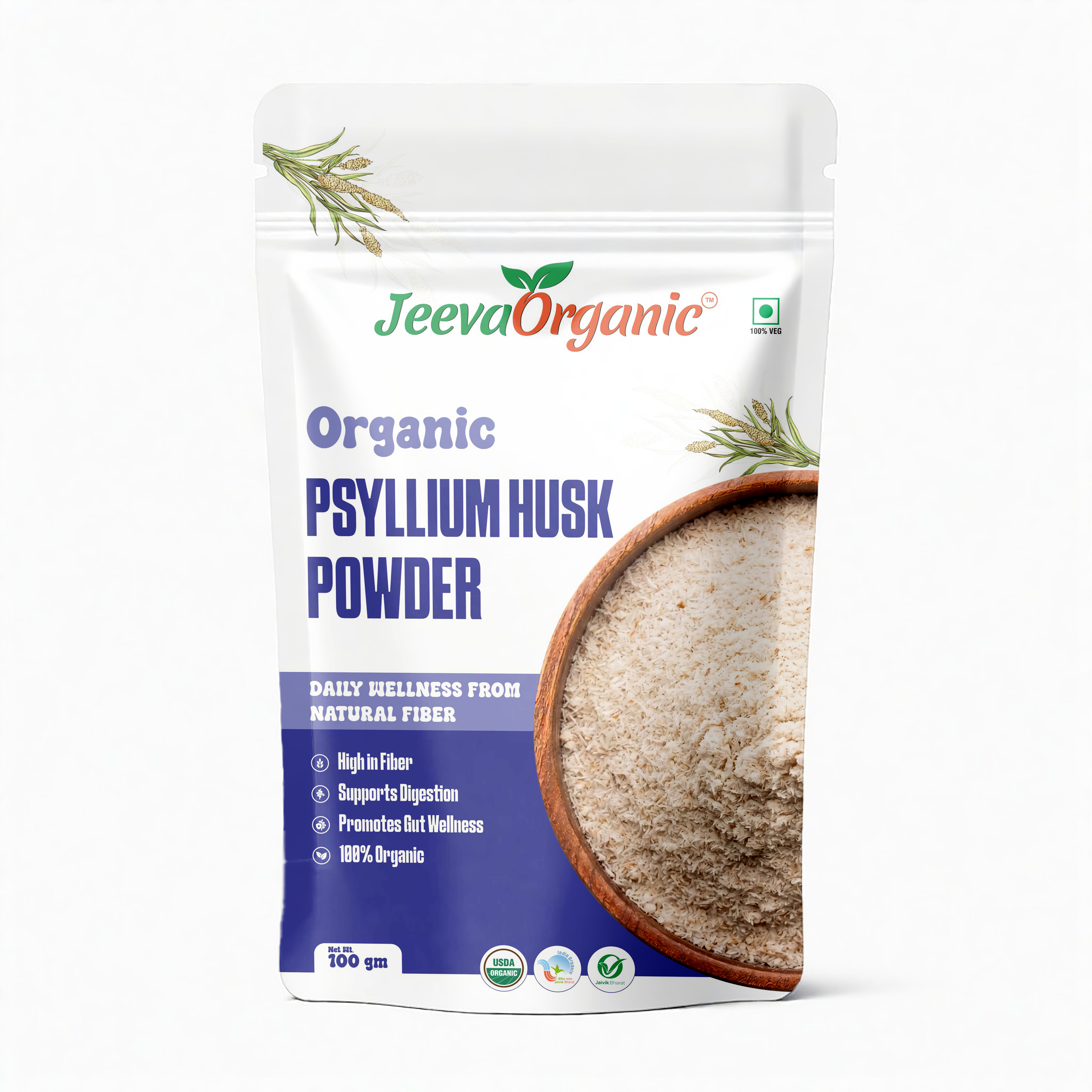 Organic Psyllium Husk Powder